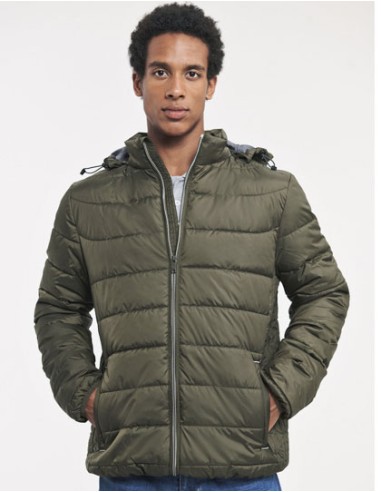 RUS-0R440M0-Mens Hooded Nano Jacket